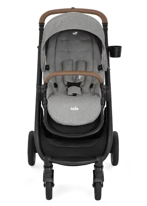 Carrinho Versatrax E Cinza Pebble — Joie, Travel System
