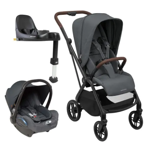 Travel System Leona² Trio Cabriofix Twillic Graphite — Maxi-Cosi, Travel System